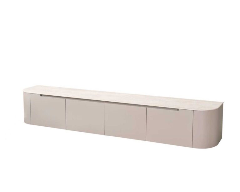 ISABELLA HANGING CABINET 240X42X40 BEIGE STONE TOP