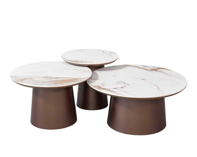 BROWN ISABELLA FUNGO CT3 WHITE/GOLD STONE TOP