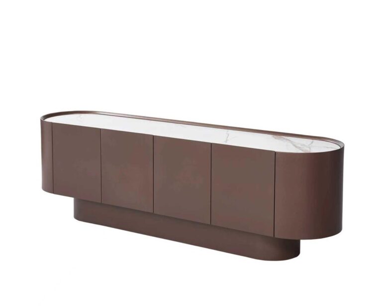 BROWN ISABELLA TT 180X42X55 WHITE/GOLD STONE TOP