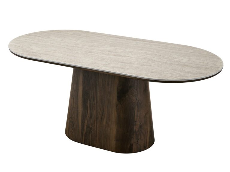 ENZO DT-8072 OVAL 180X90X75 WALNUT CERAMIC
