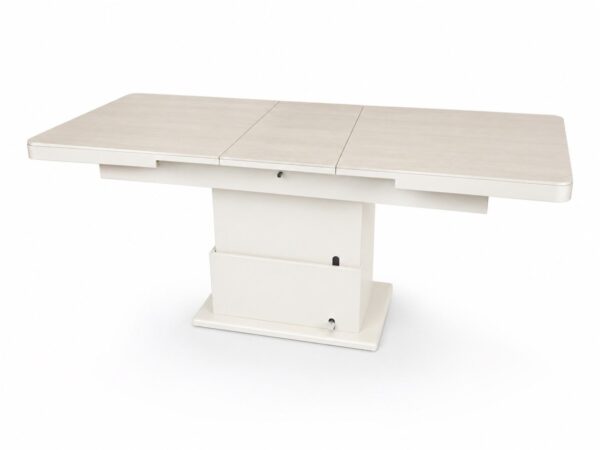 SMART TABLE 133/170X80 BEIGE LEGS BEIGE CERAMIC TOP