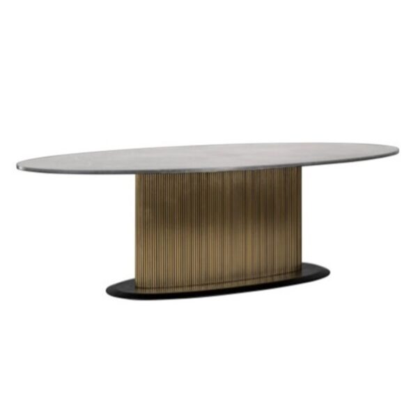ALLURE DT OVAL 180x110x76 + WHITE MARBLE