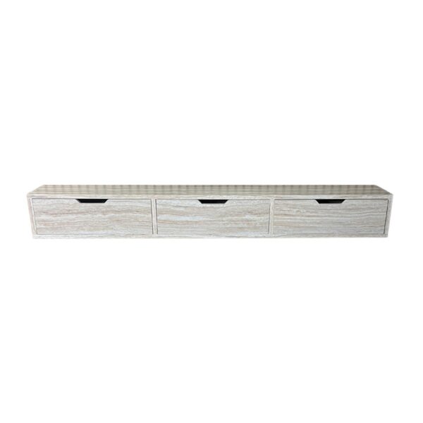 AYLA WALL CABINET FLINTSTONE VENEER PLAIN + 160X24X20