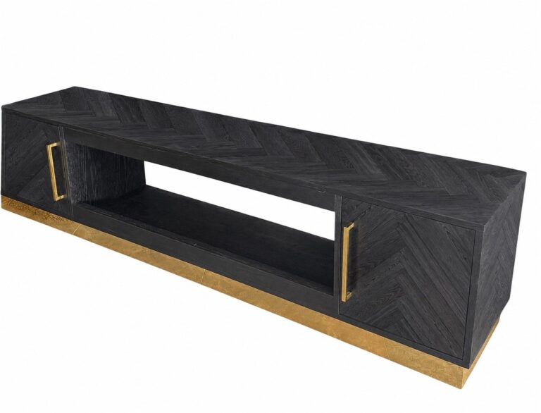 BLOCCI TT BLACK PLAIN VISGRAAT 200X40X50 GOLD