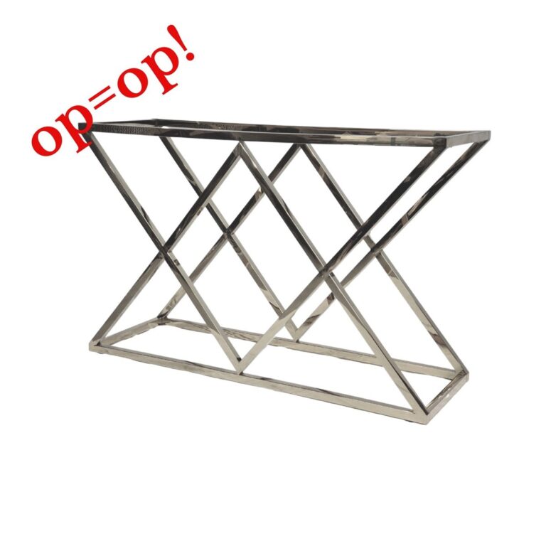 IDOL DINNING TABLE FRAME + SILVER