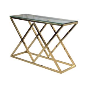 IDOL STG 120x40x78 FRAME (25x25) + CLEAR GLASS TOP