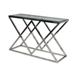 IDOL STS 120x40x78 FRAME (25x25) + CLEAR GLASS TOP