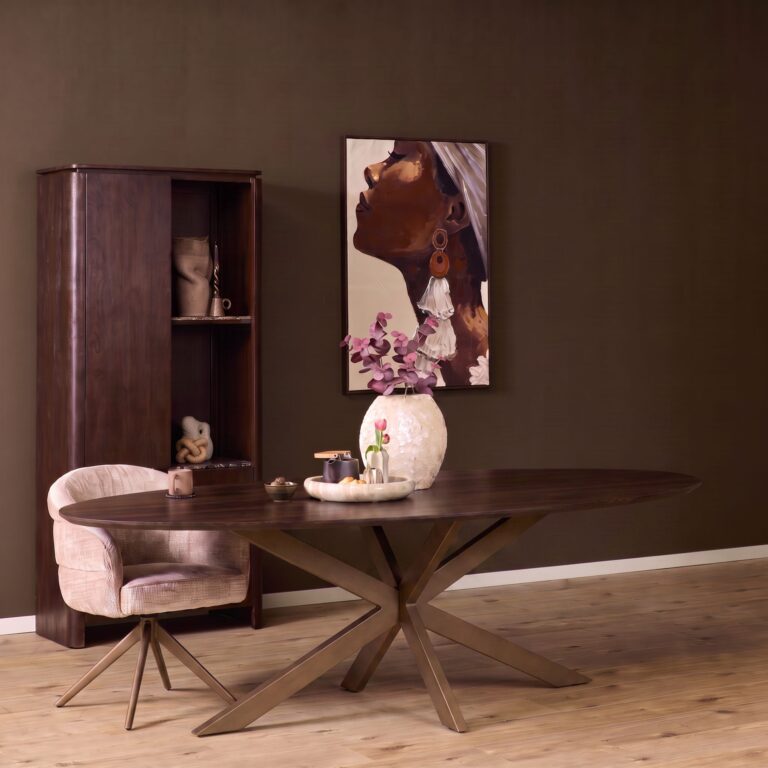 Eiken Eettafel Ferris Ovaal 280 cm